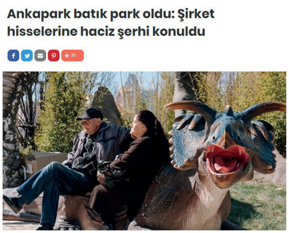 Ankapark batık park oldu – şirket hisselerine haciz