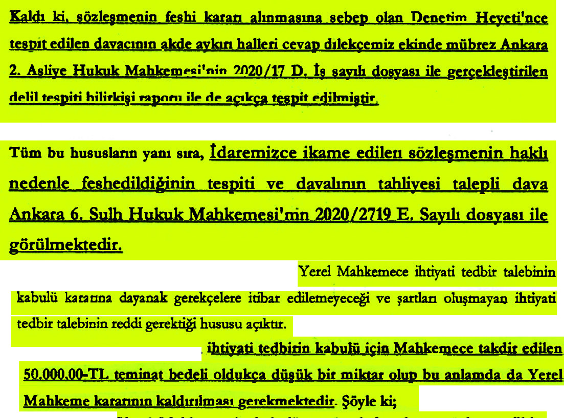 İŞLETMECİ TARAFINDAN AÇILAN KİRACILIK SIFATININ